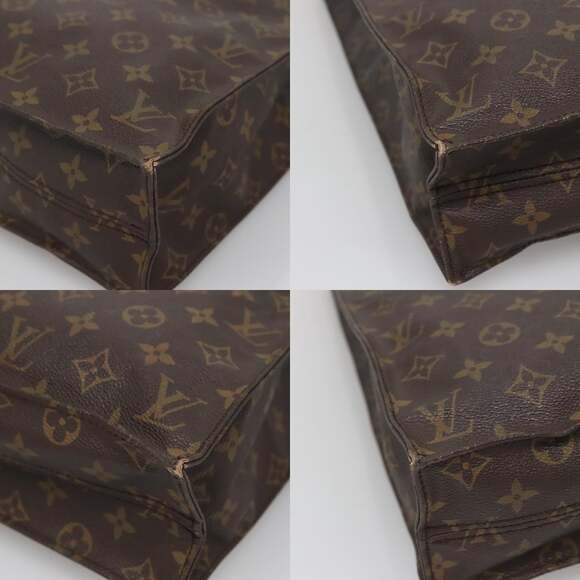 LOUIS VUITTON Monogram Sac Plat Hand Bag M51140 - Picture 10 of 12